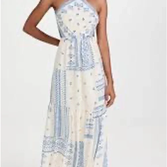 maya halter dress in pink sequin Maya Frosted Pink Embellished Halter Neck Midi Dress – Maya Deluxe main image 1